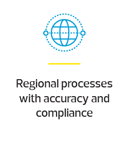 Regional processes with accuracy and compliance