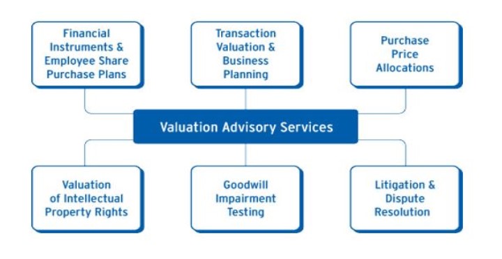 Our valuation advisory services includes financial instruments & employee share purchase plans, transaction valuation & business planning, purchase price allocations, valuations of intellectual property rights, goodwill impairment testing and litigation & dispute resolution